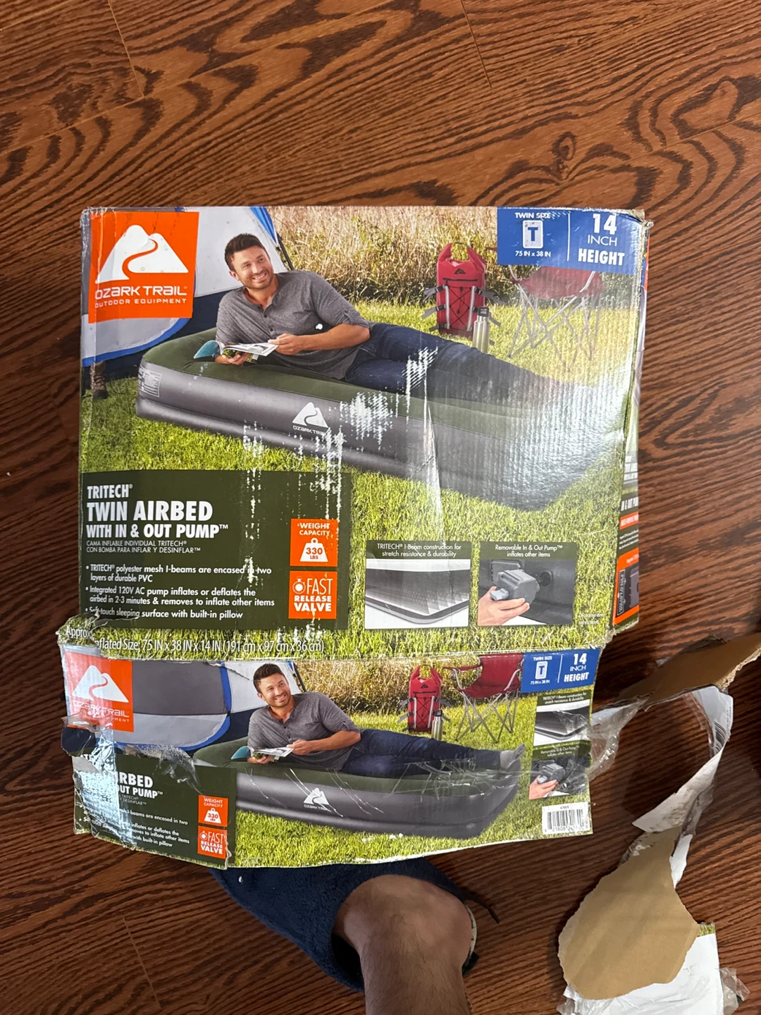 Ozark Trail Twin Air Bed w/ Pump