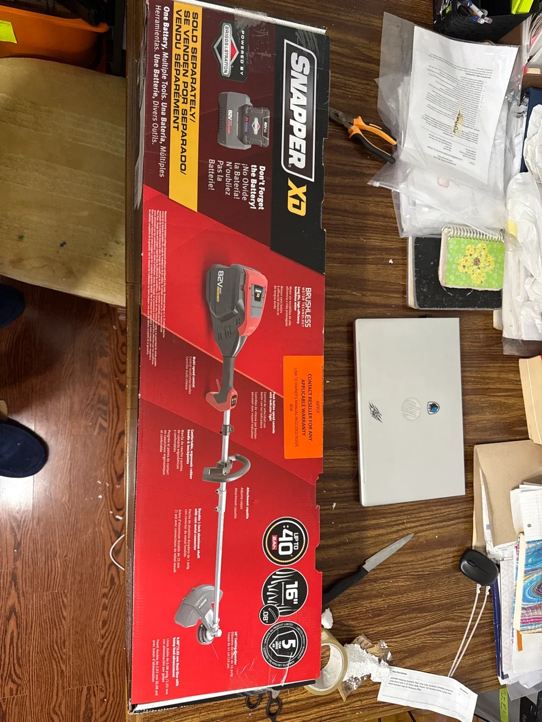 Snapper XD 82V String Trimmer - New in Box! image indicator(3)