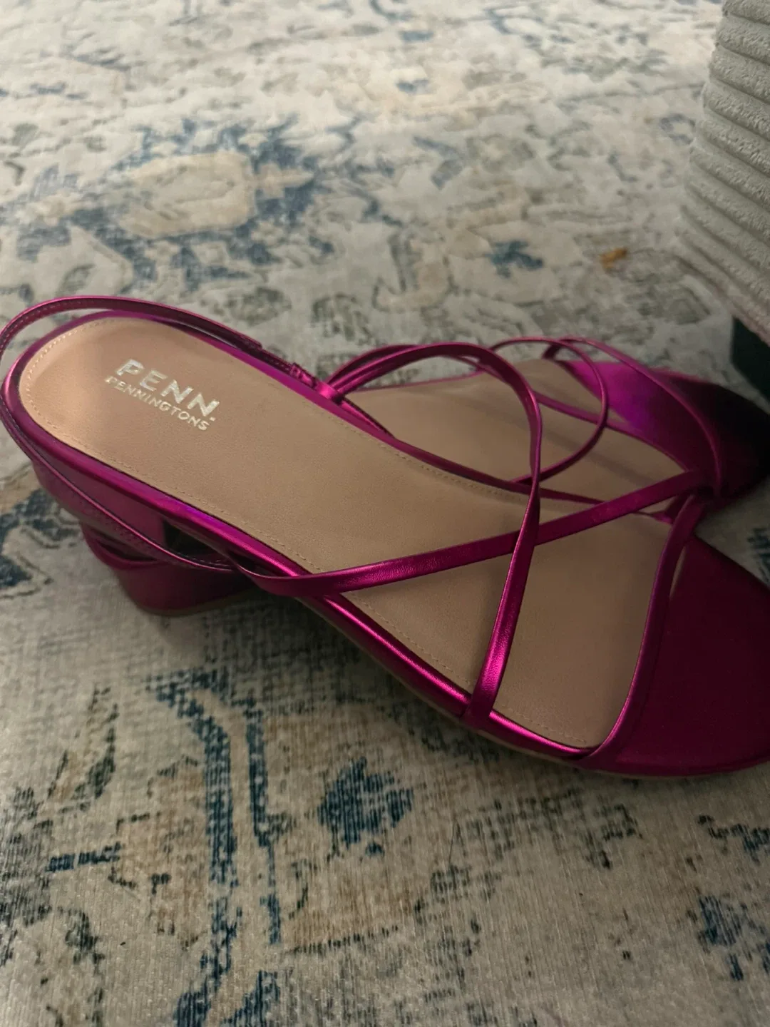 Penn. Penningtons Pink Heeled Sandals