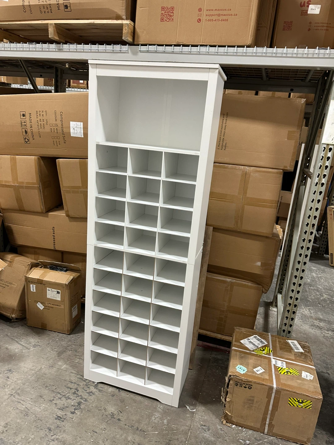 White Shoe Cabinet/Organizer