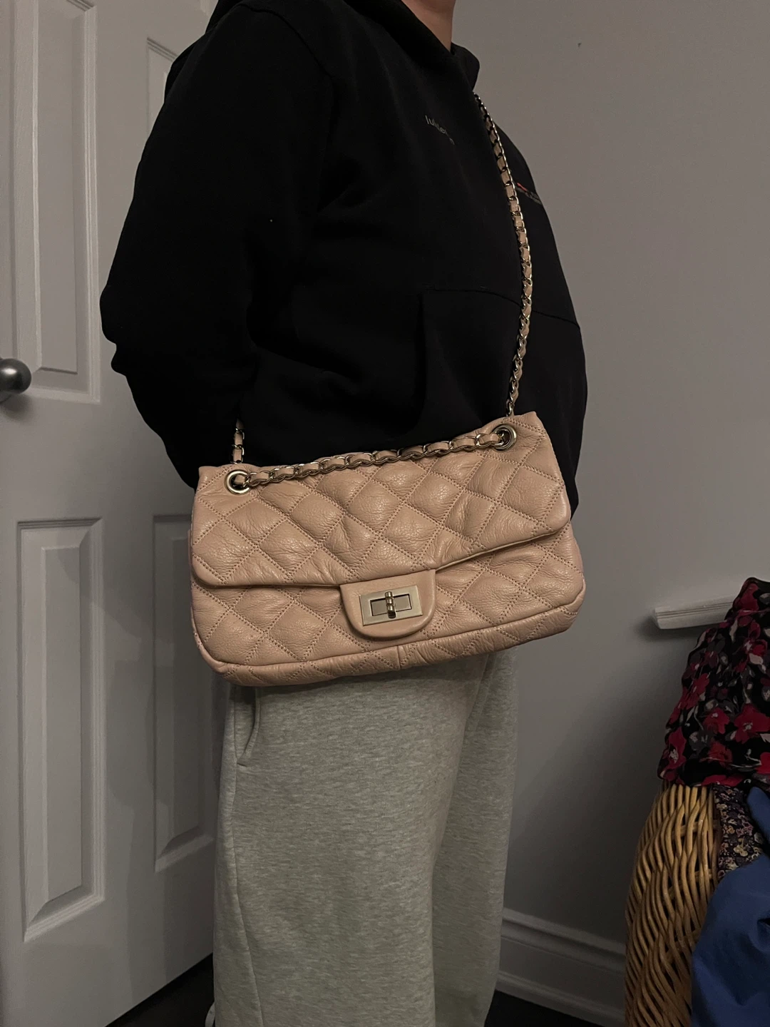 Quilted Leather Shoulder Bag