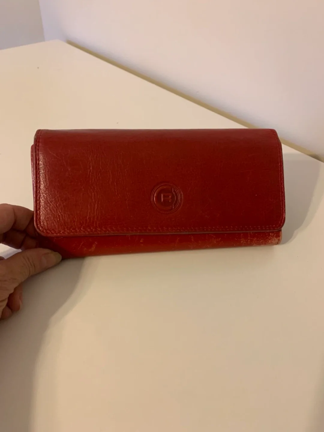 Club Rochelier Red Leather Wallet image indicator(2)