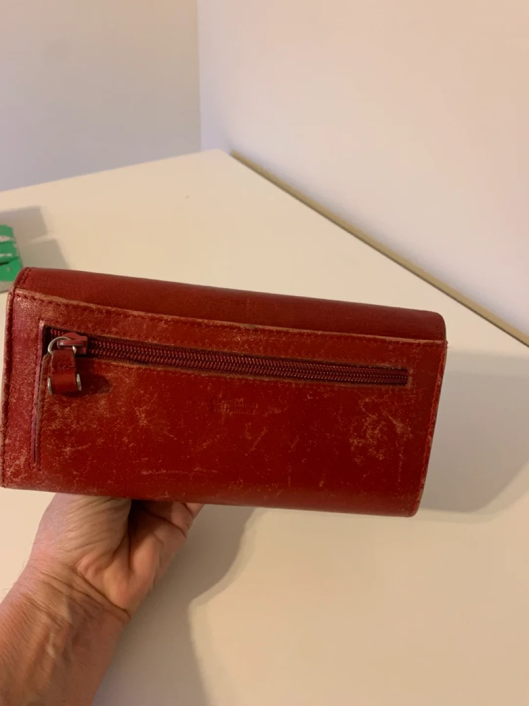 Club Rochelier Red Leather Wallet image indicator(3)