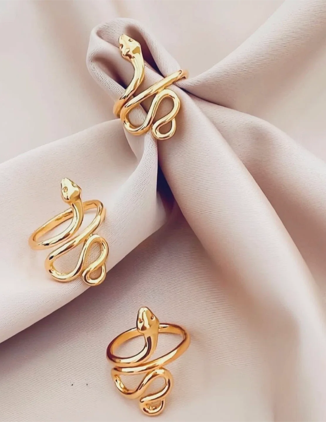 Snake Style Adjustable Ring image indicator(6)