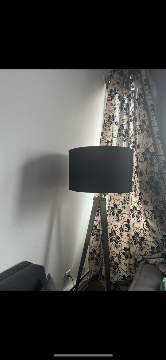 Floral Patterned Curtain Panel - photo 2