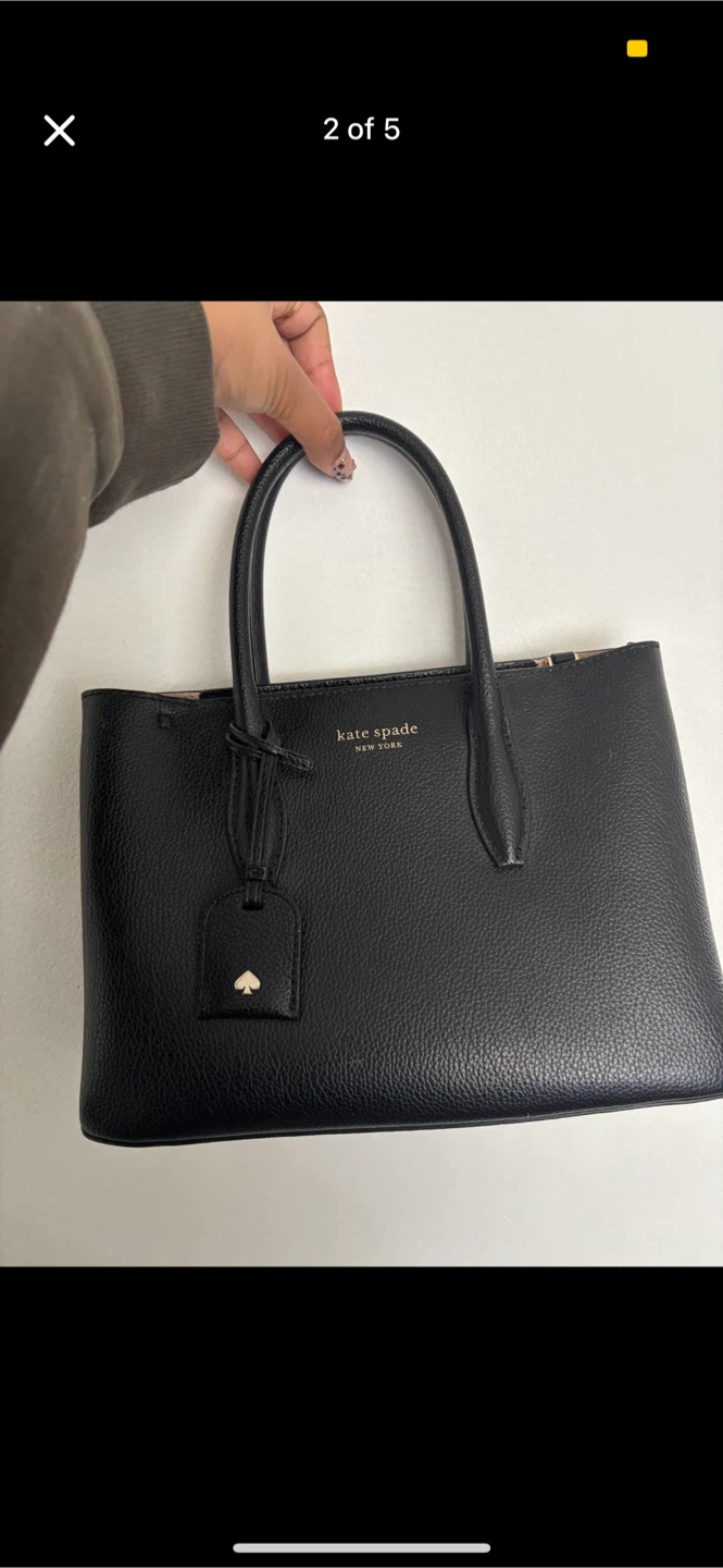 Kate Spade Black Leather Satchel