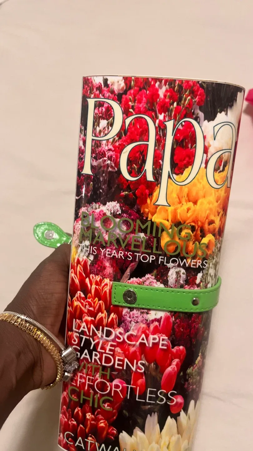 Papa Razzi Floral Clutch Bag image indicator(2)