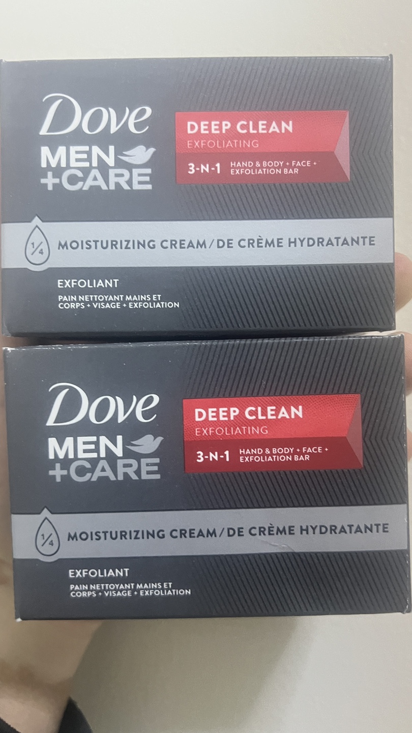 4 PCS Dove Men+Care Deep Clean. CHECK DESCRIPTION