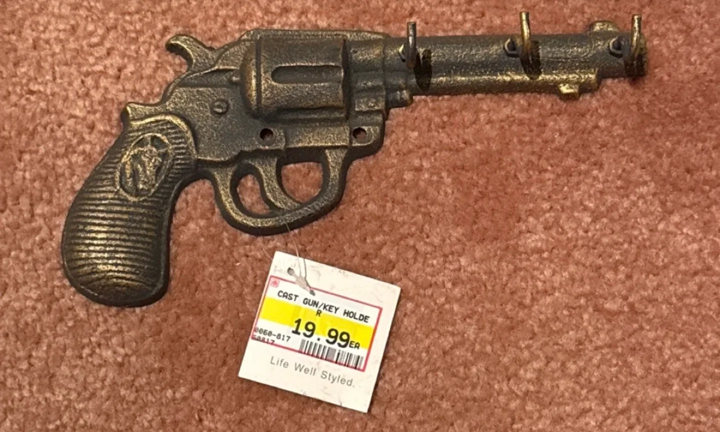 Cast Gun/Key Holder - Life Well Styled 🥕