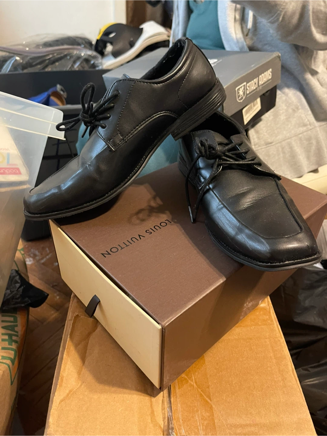 Stacy Adams Black Dress Shoes