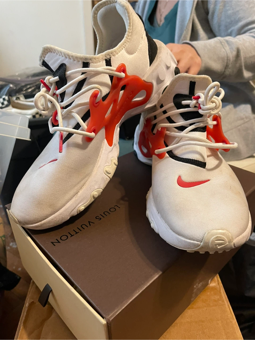 Nike React Presto White/Red