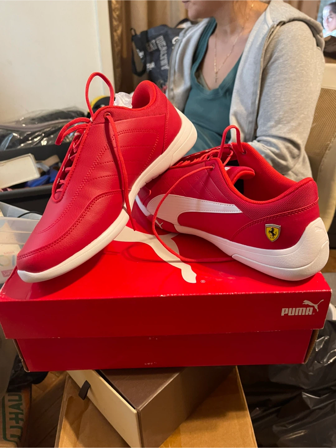 Puma Ferrari Red Sneakers