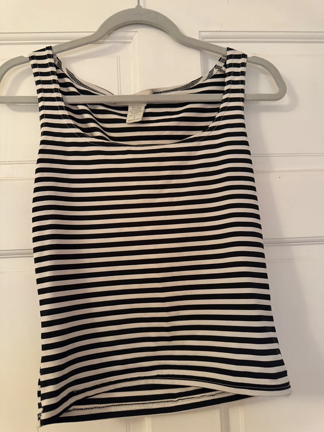 Express Tricot Striped Tank Top - Size S