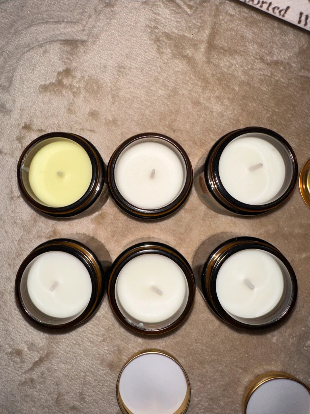 Handmade scented candles, gifts set of 6 - photo 2