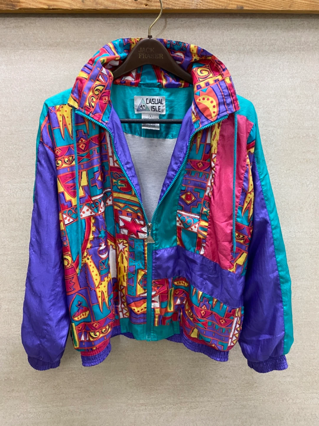 Vintage Casual Isle Windbreaker - Size S - photo 2