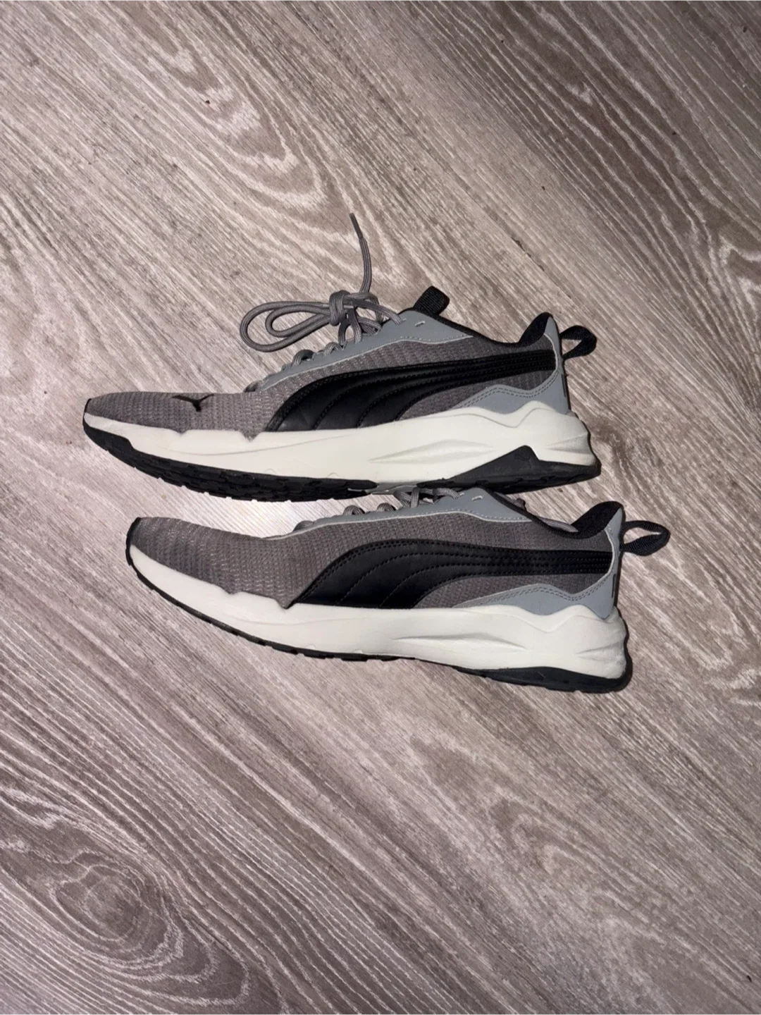 Puma Gray Running Shoes, Size 7.5 image indicator(3)