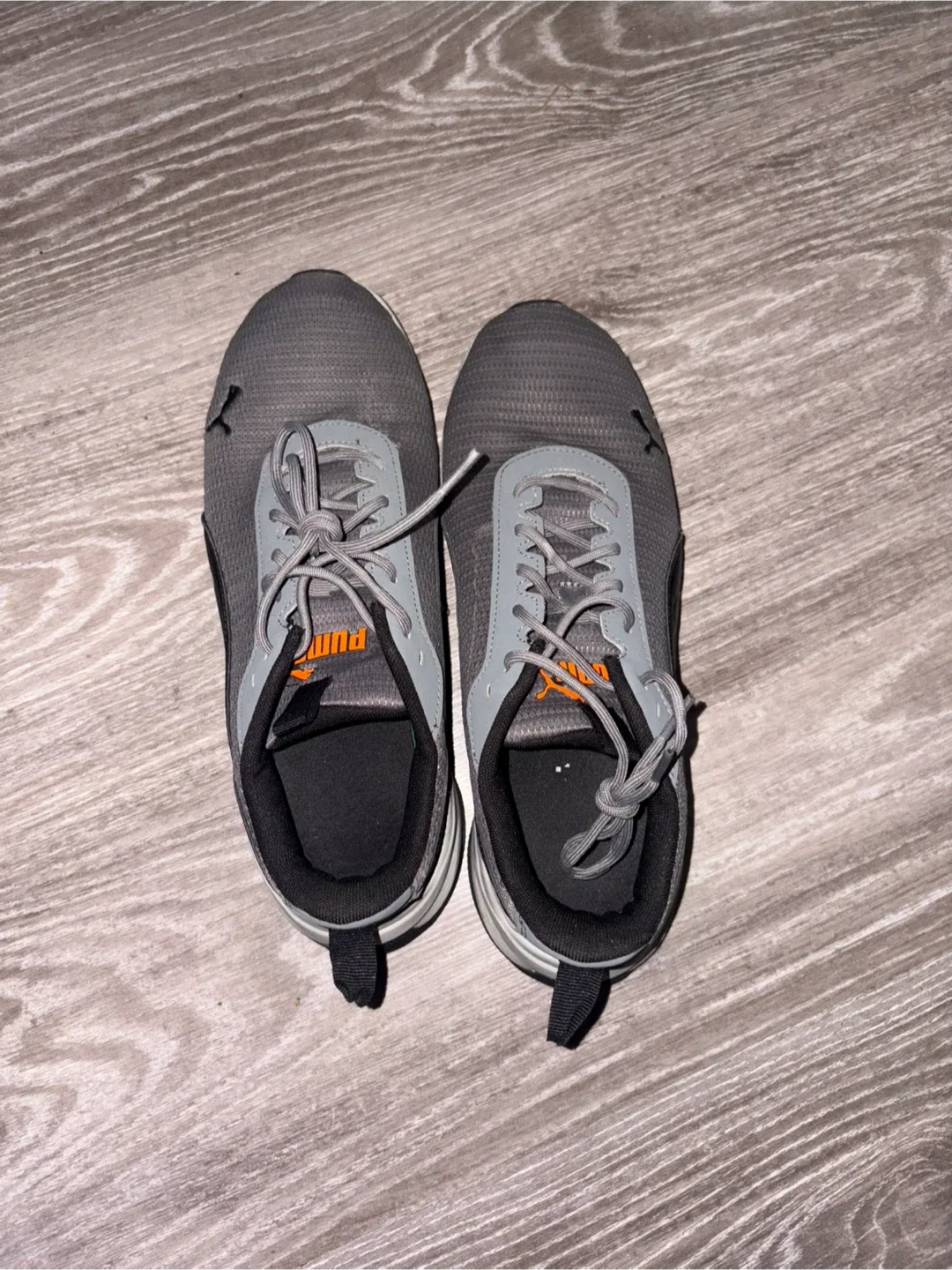 Puma Gray Running Shoes, Size 7.5 image indicator(2)