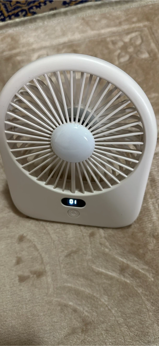 Nezylaf portable desk fan white - photo 3