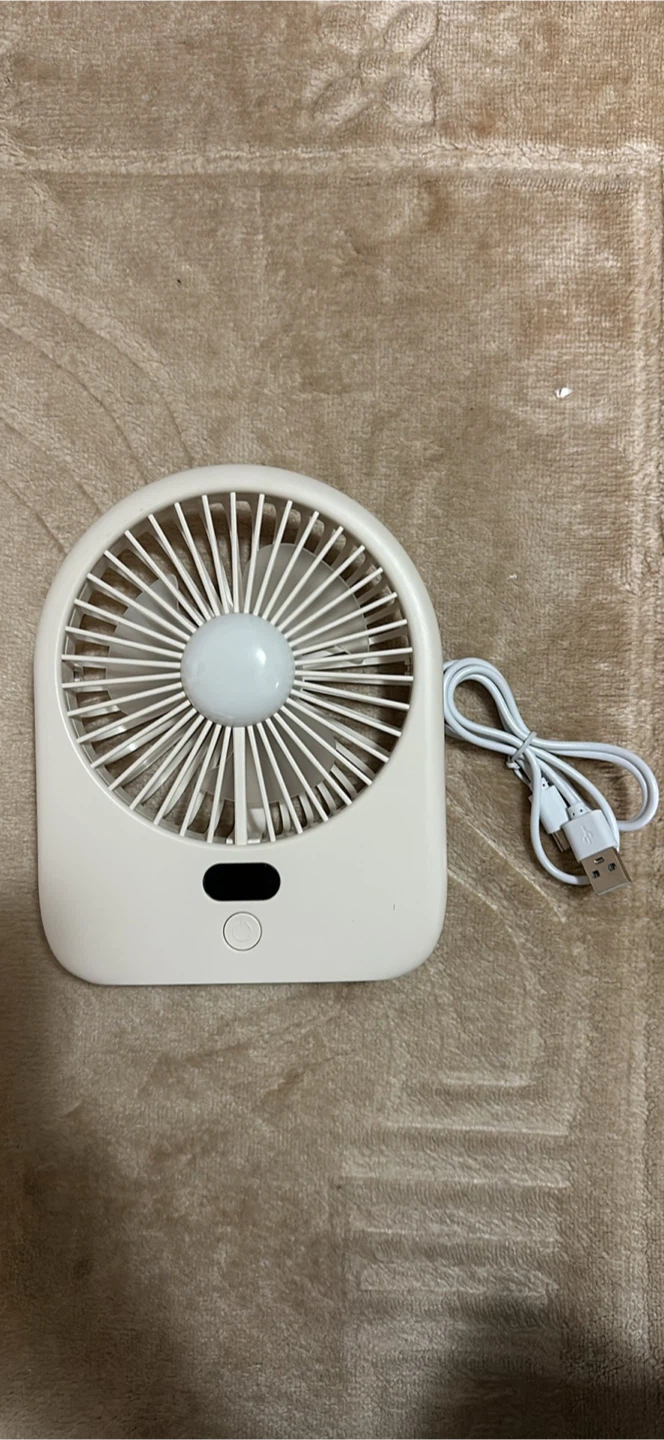 Nezylaf portable desk fan white