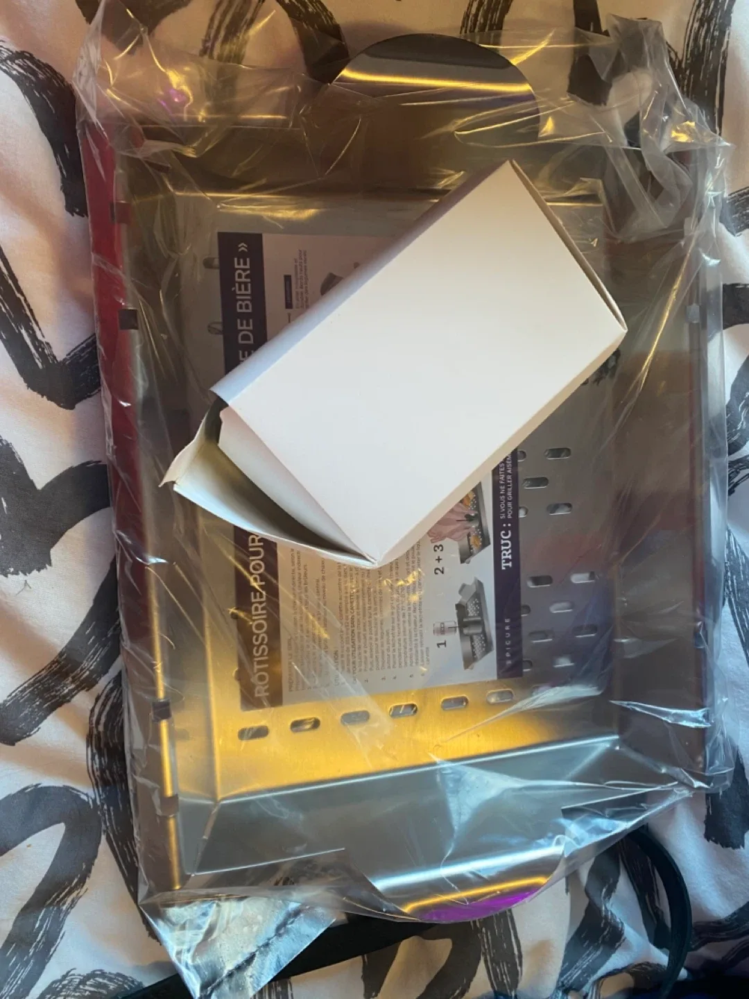 Brand new in box Epicure BBQ beer can chicken roaster image indicator(2)