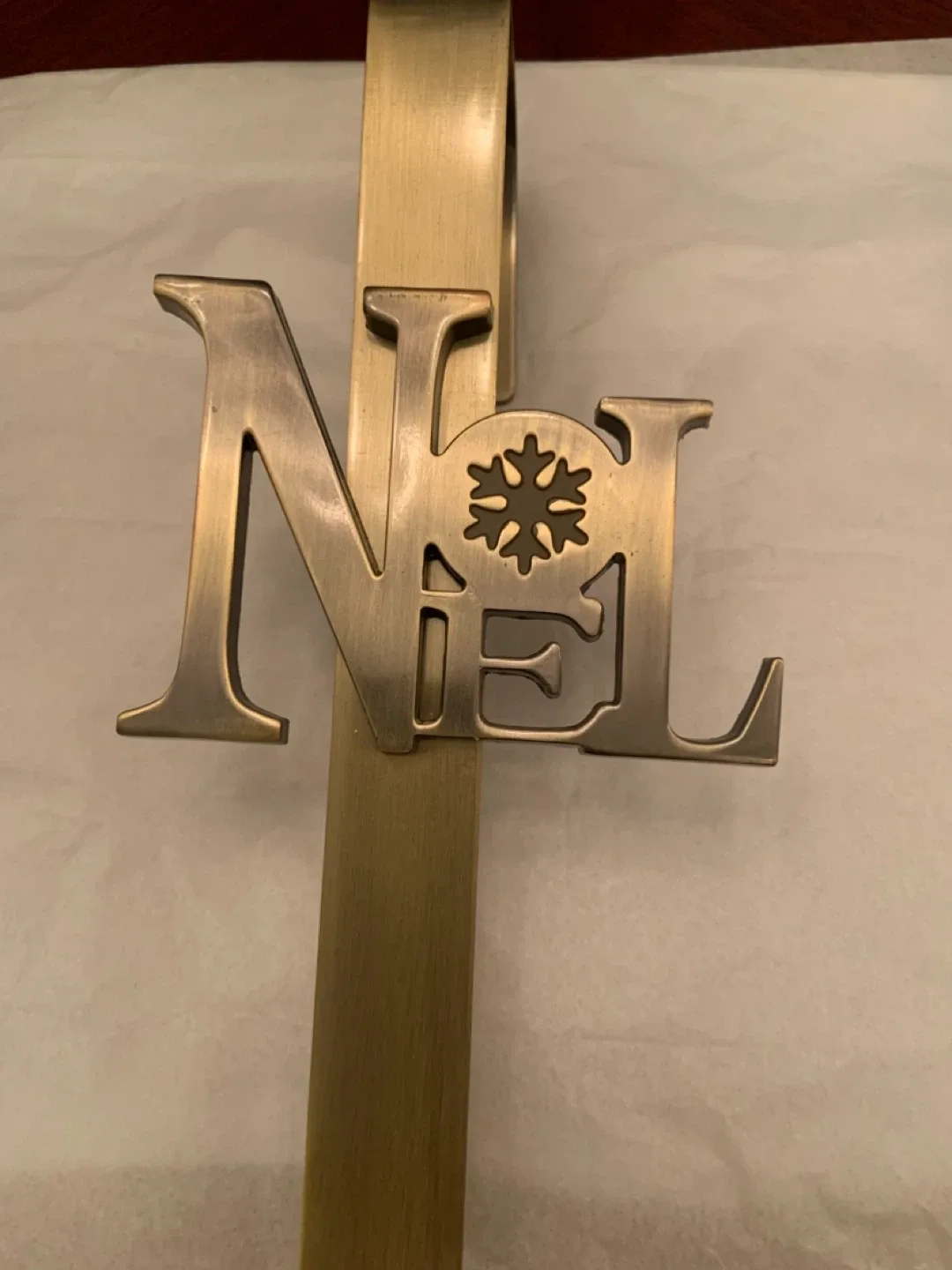 Metal Christmas Wreath Hanger - NOEL thumbnail