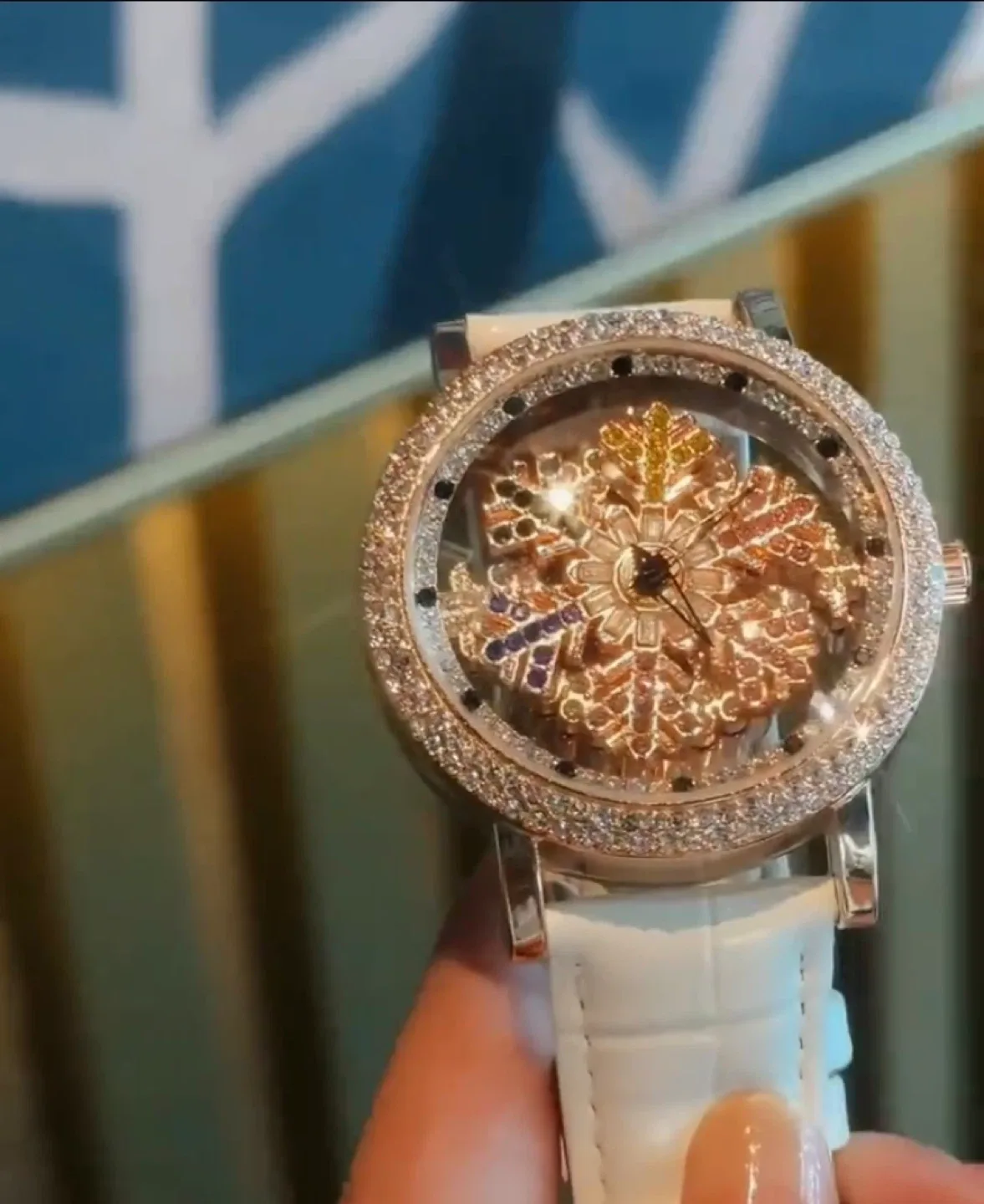 Women's Crystal Accented Fashion Watch image indicator(2)