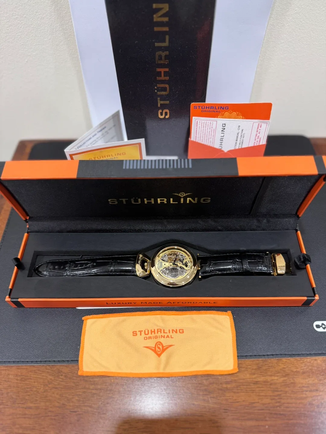 Stührling Original Dual Time Zone Pocket Watch/Wrist Watch image indicator(5)