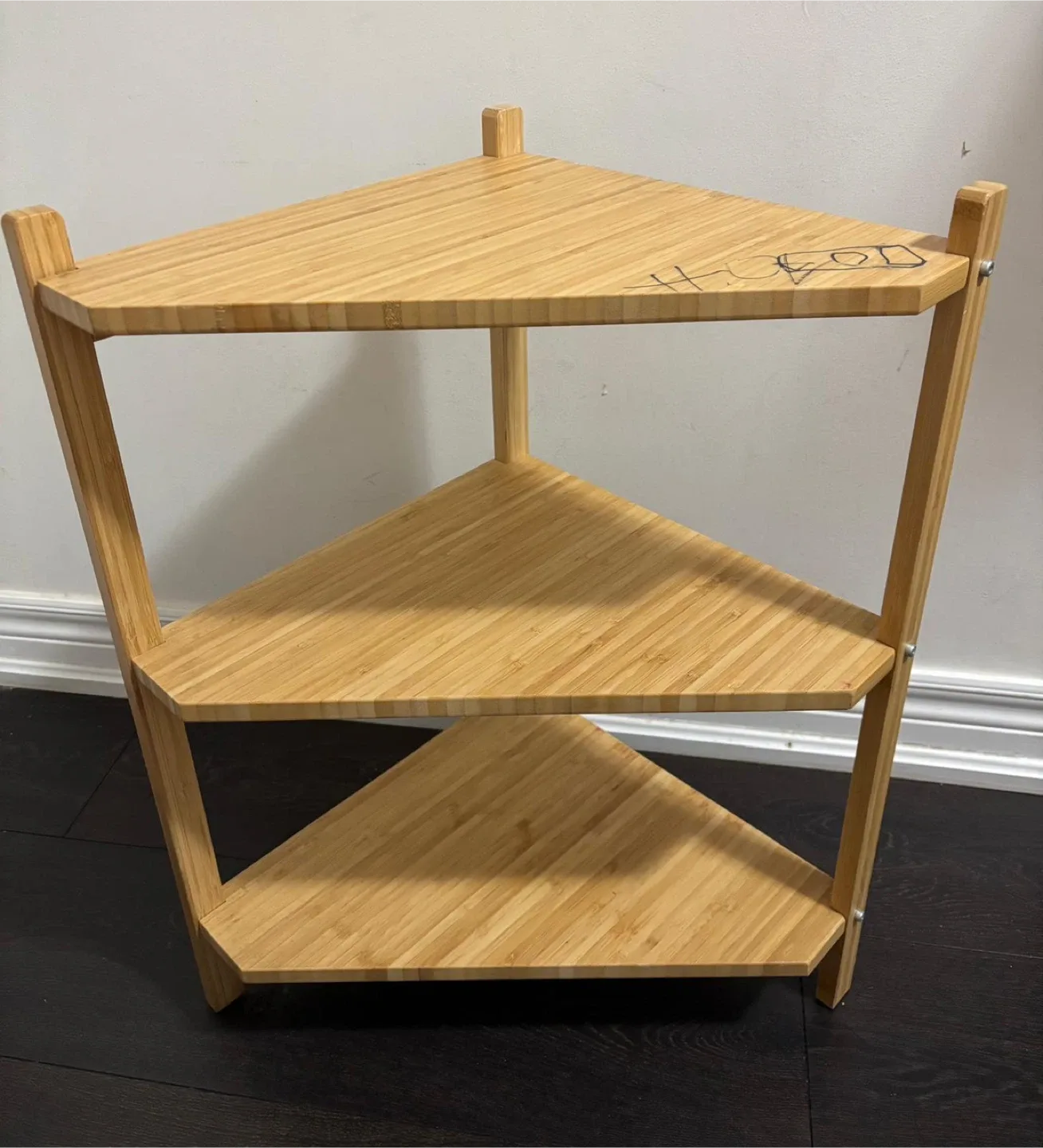 Wooden Corner Shelf - 3 Tier thumbnail