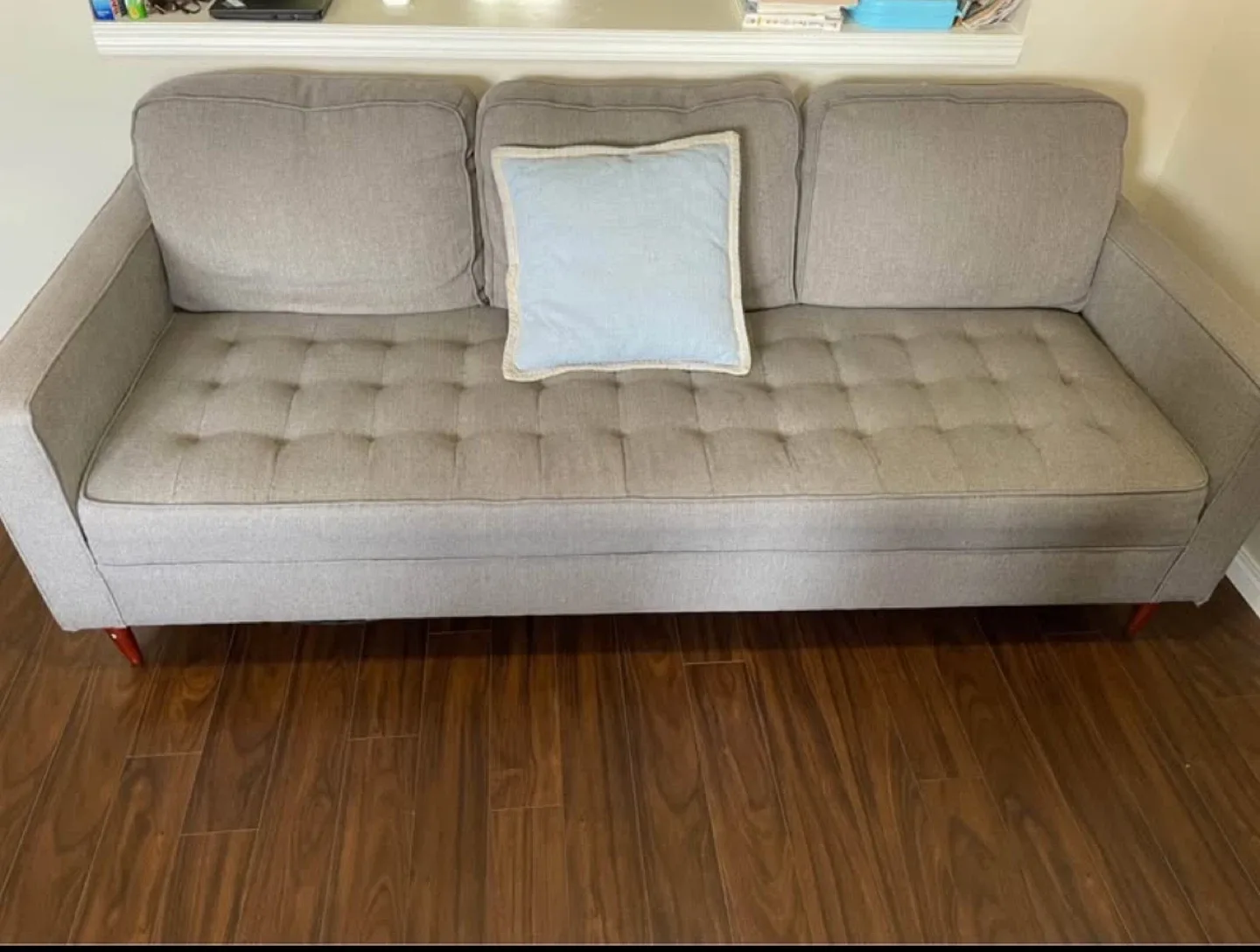 IKEA Grey Sofa for sell image indicator(3)
