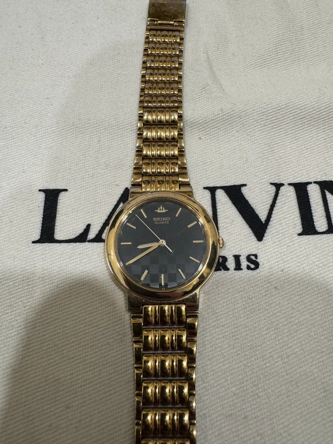 Seiko Quartz Gold Watch Vintage image indicator(4)