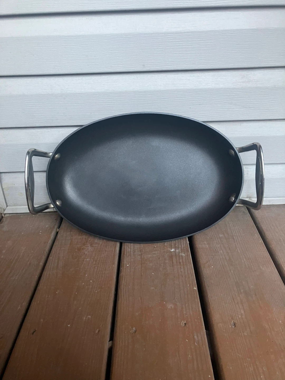 Cooks Essentials 15” Anodized Nonstick Oval Skillet - photo 5