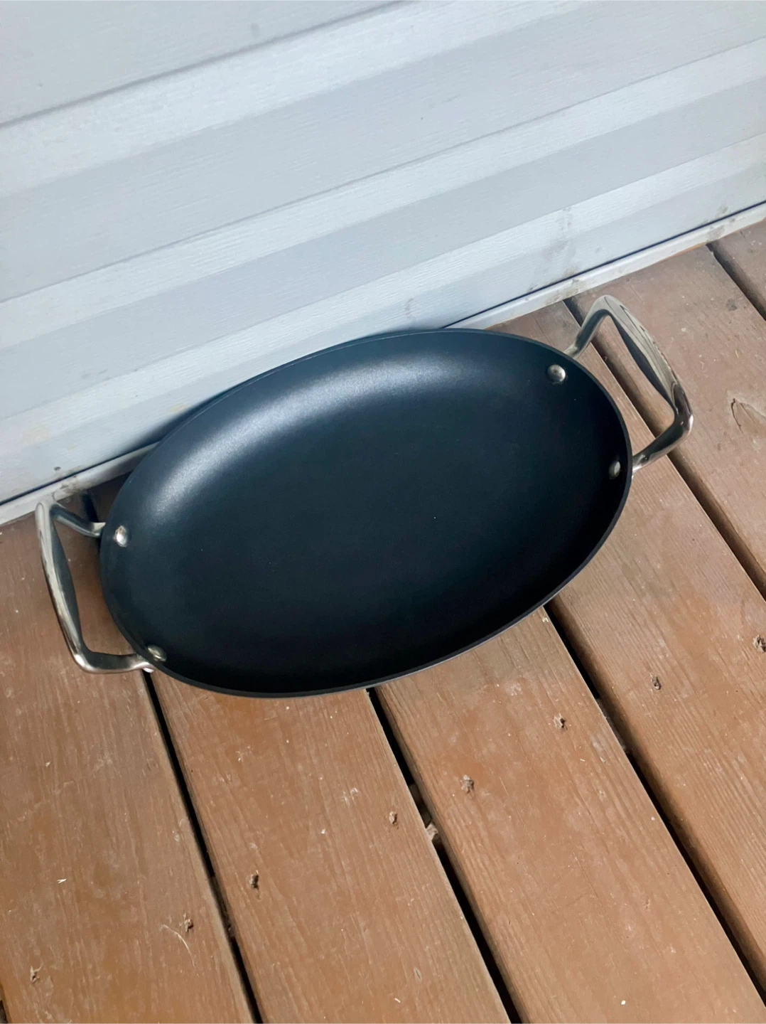 Cooks Essentials 15” Anodized Nonstick Oval Skillet - photo 2