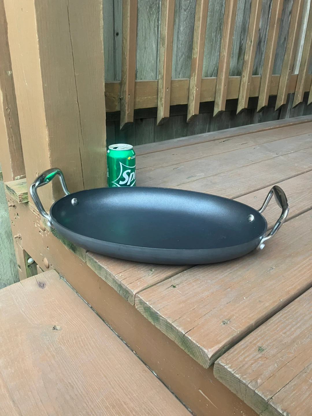 Cooks Essentials 15” Anodized Nonstick Oval Skillet - photo 4