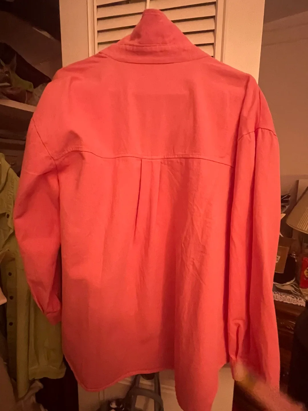 Pink Oversized Button-Up Shirt image indicator(3)