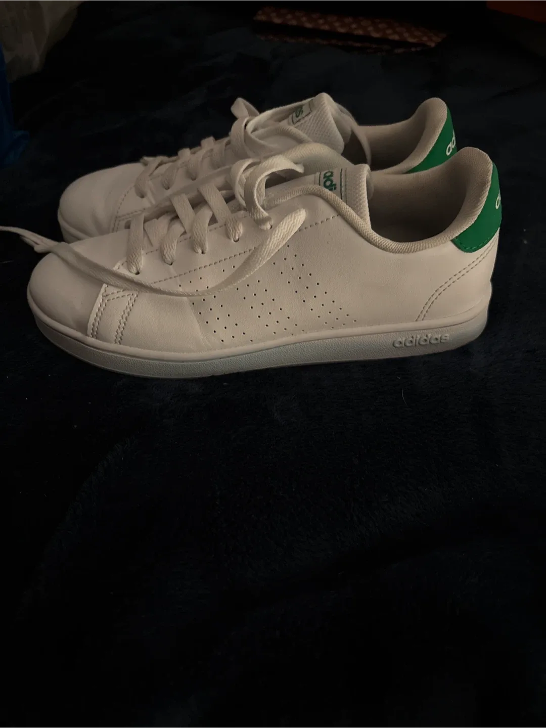 Adidas Advantage White/Green Shoes image indicator(3)