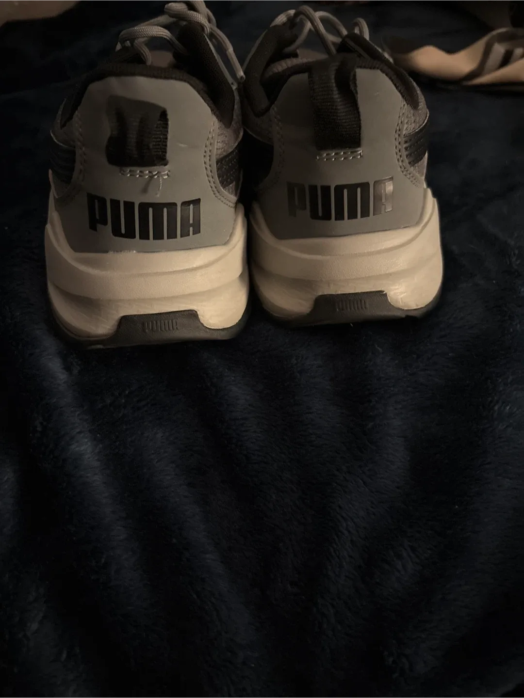 Puma Gray Running Shoes, Size 7.5 image indicator(4)