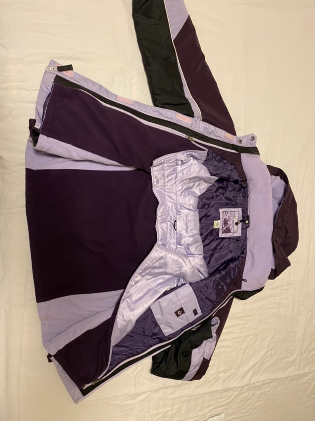 Cherokee 2 in 1 Girl's Purple Winter Jacket - Size 10/12 - photo 2