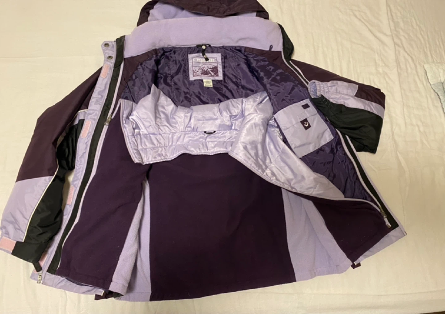 Cherokee 2 in 1 Girl's Purple Winter Jacket - Size 10/12 - photo 3