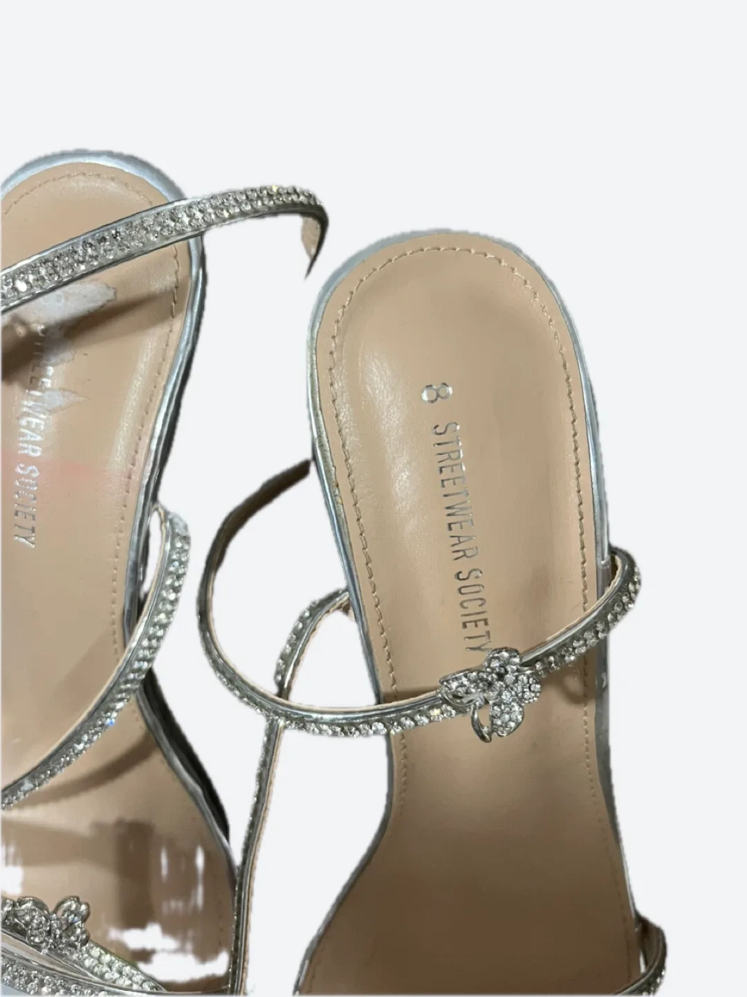 Streetwear Society Silver Heels - Size 8 image indicator(2)