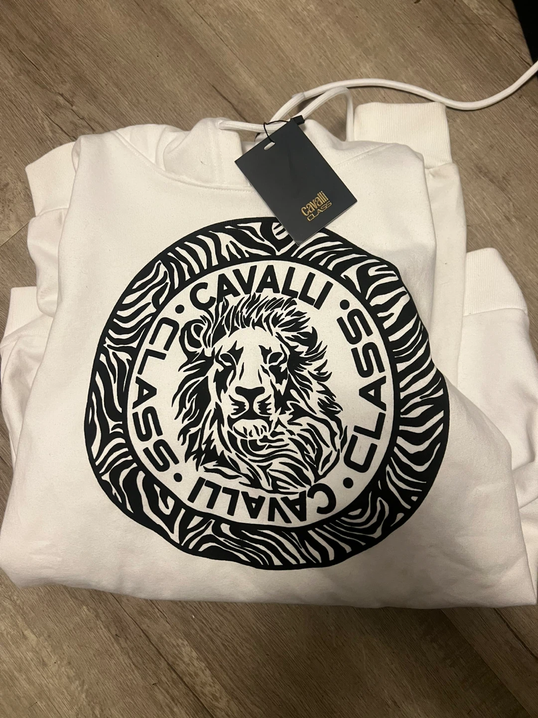 Cavalli Class White Hoodie