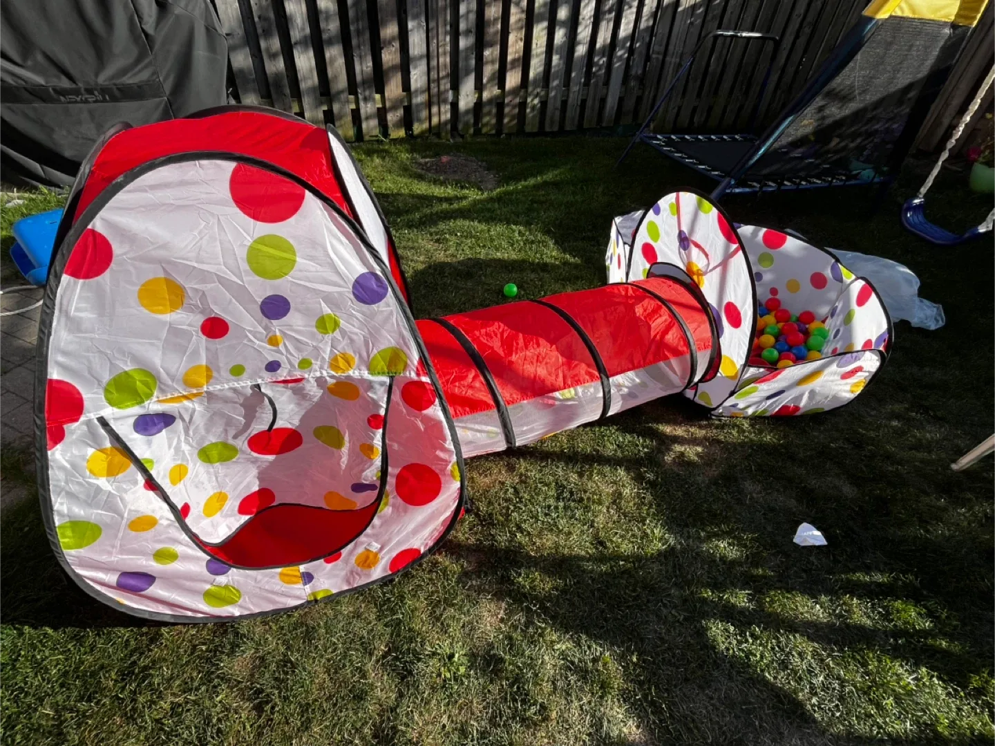Kids Play Tent with Tunnel and Ball Pit thumbnail