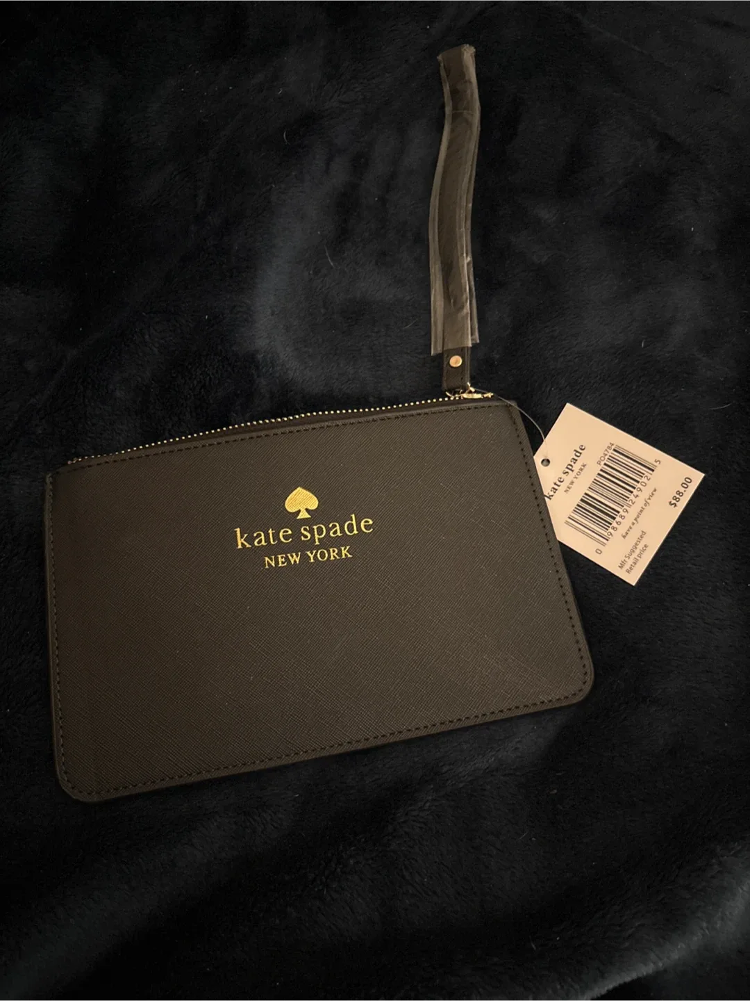 Kate Spade Black Wristlet Wallet - Like New! image indicator(2)