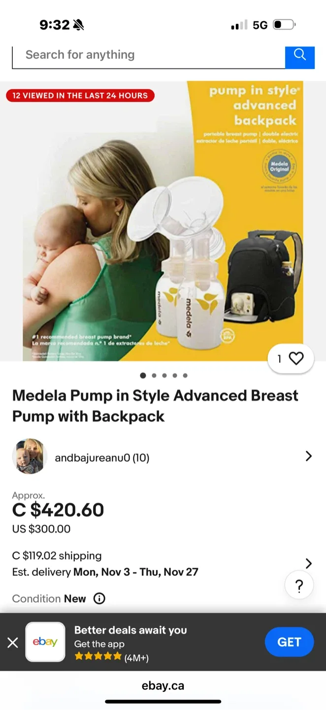 Medela Breast Pump Set with Bag & Accessories image indicator(6)
