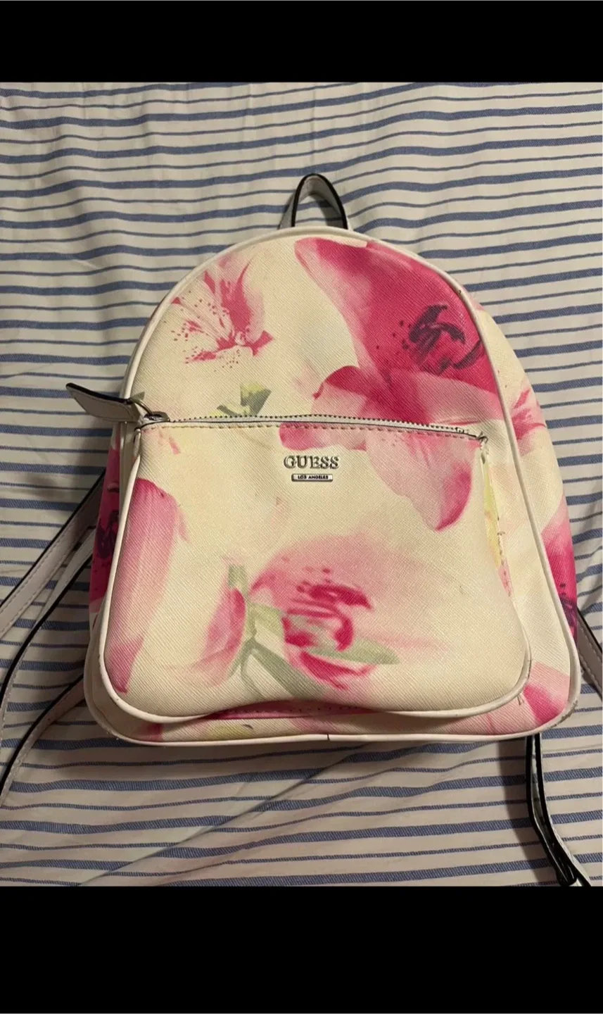 Guess Floral Print Mini Backpack image indicator(3)