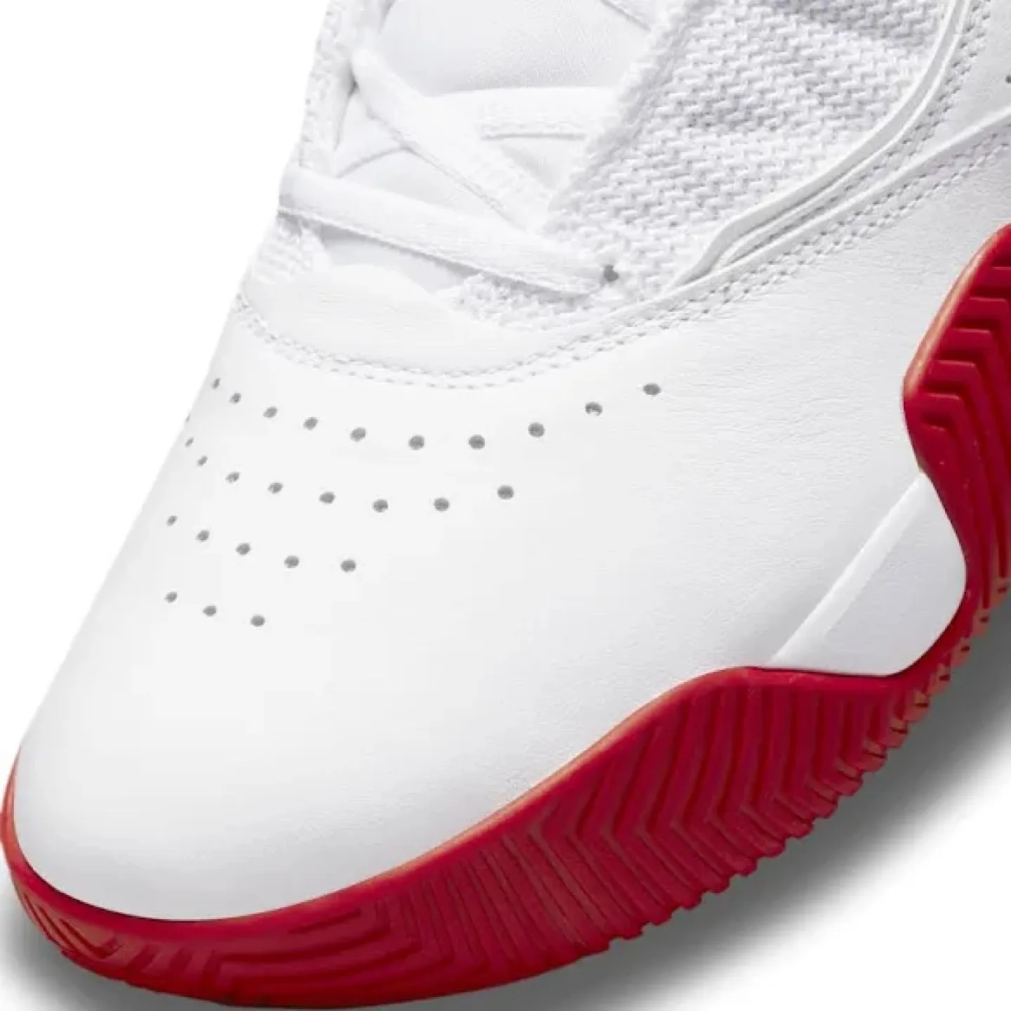 Jordan True Flight White/Red Basketball Shoes image indicator(3)