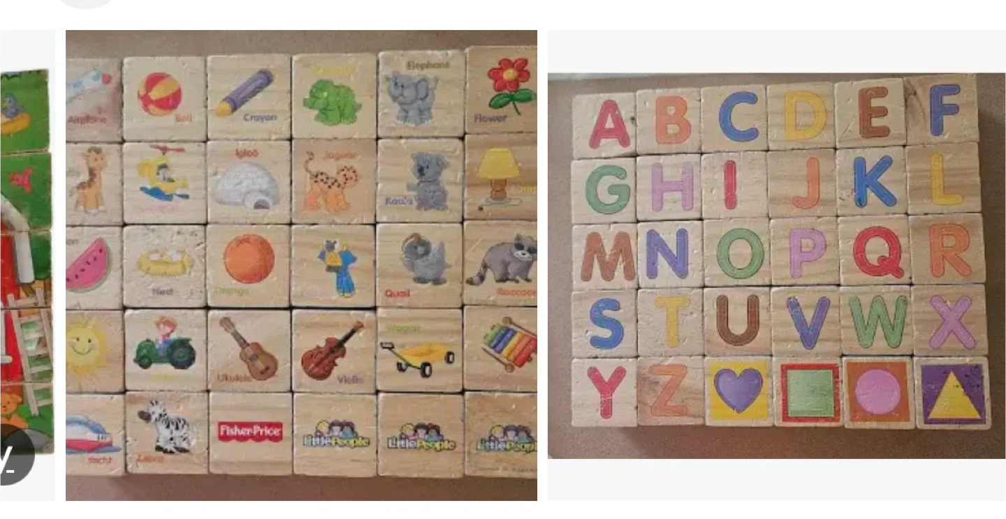 Fisher Price Little People Alphabet Farm Blocks image indicator(2)
