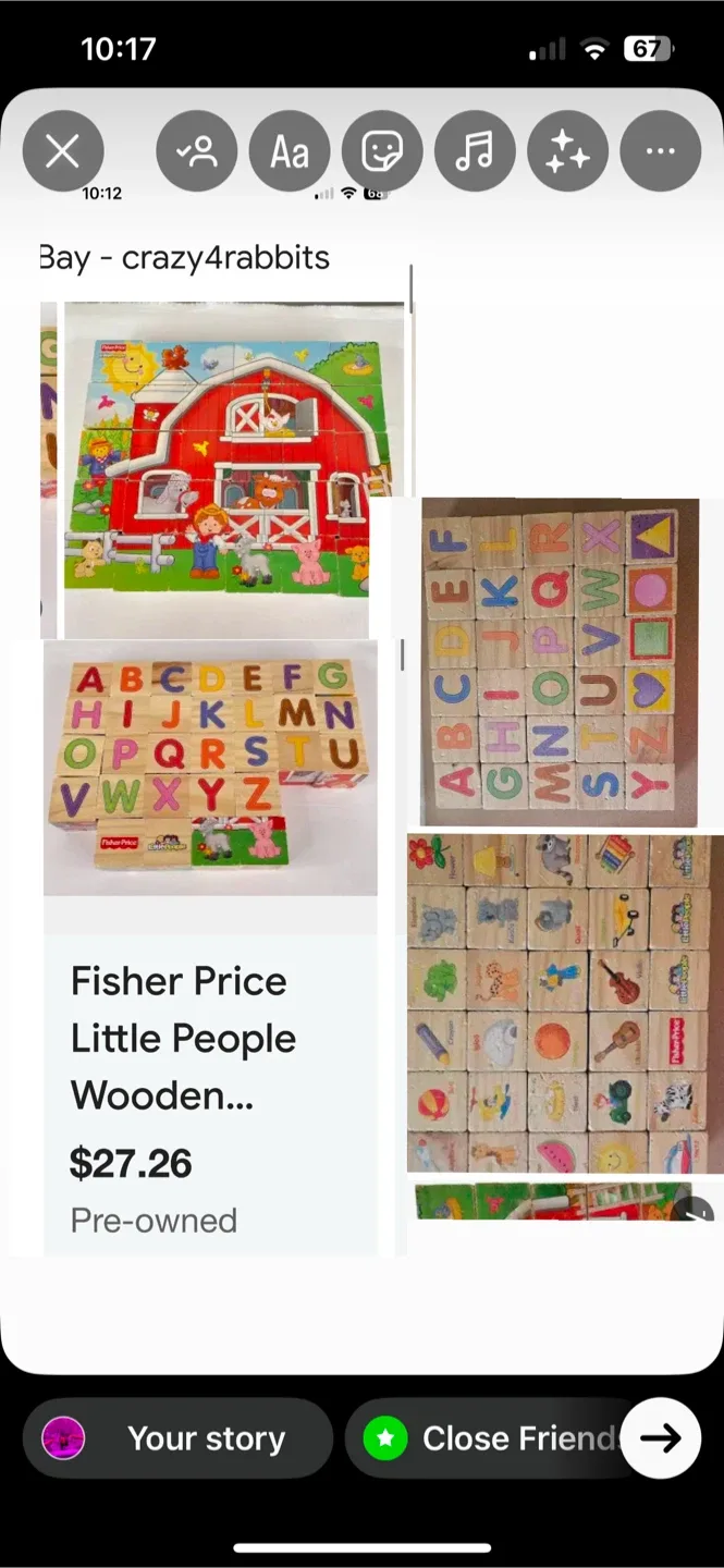 Fisher Price Little People Alphabet Farm Blocks image indicator(3)