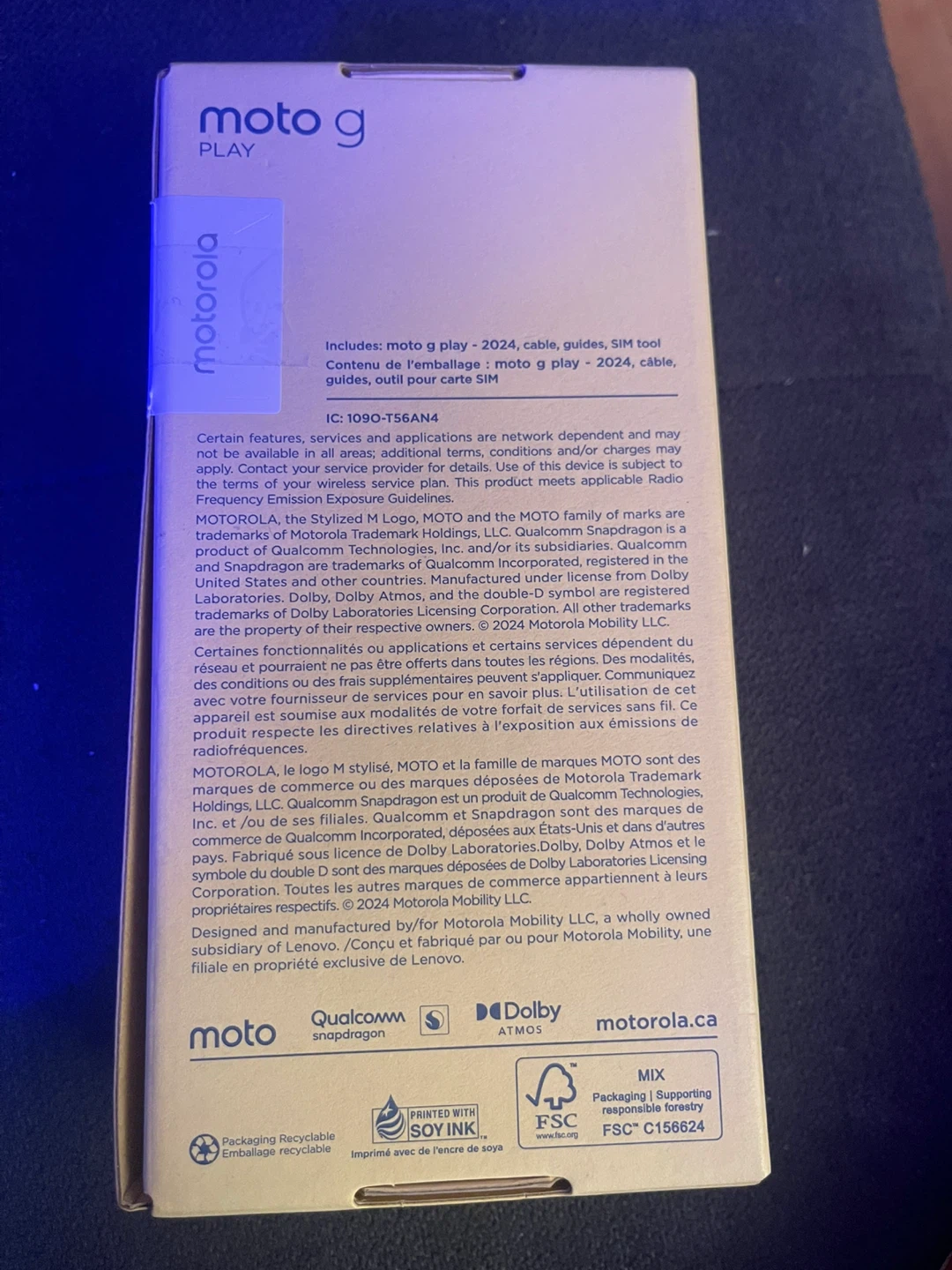Motorola Moto G Play 2024 - New in Box! Perfect for kids - photo 2