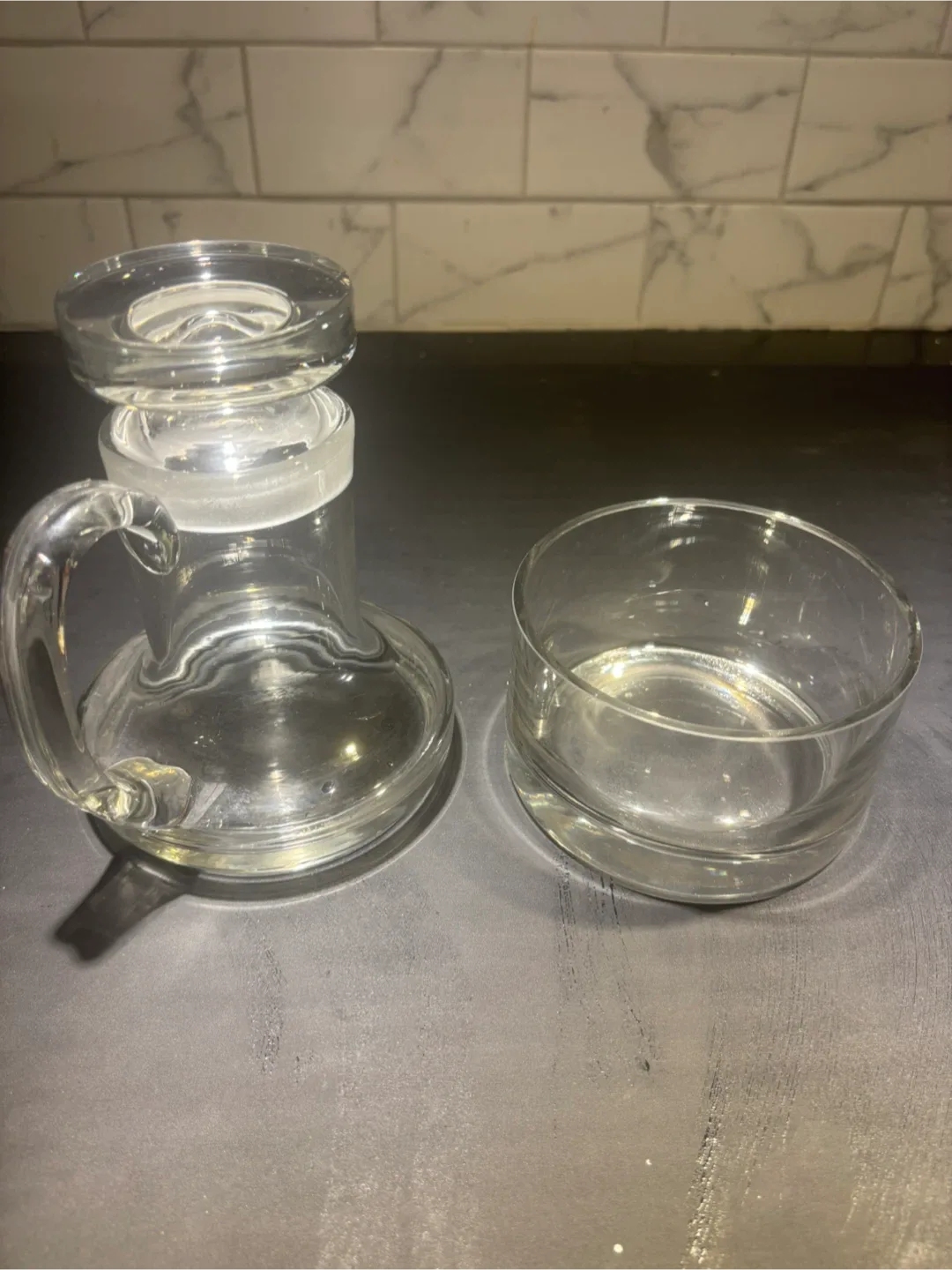 Vintage Suvretta set stacked sugar and creamer (Romania) image indicator(3)