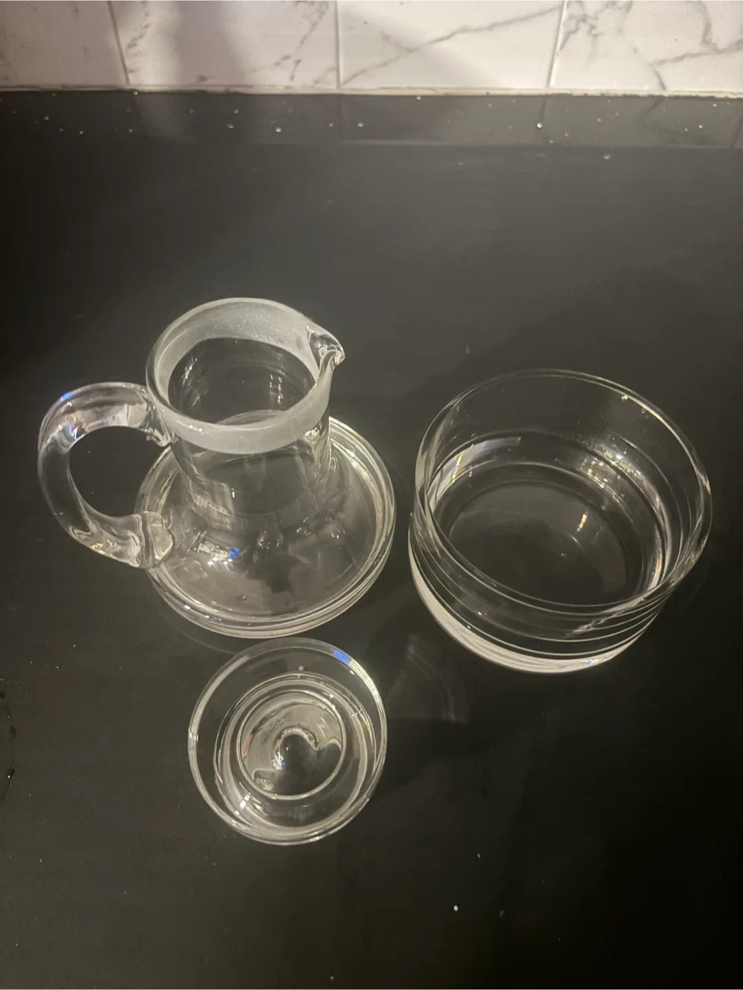 Vintage Suvretta set stacked sugar and creamer (Romania) image indicator(5)